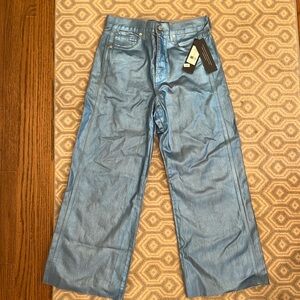 Veronica Beard NWT sz 28 Taylor wide leg crop high rise